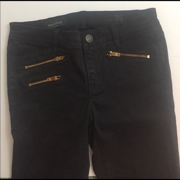 J. Crew | Toothpick Moto | Black | 26 | NWT - Picture 2 of 5